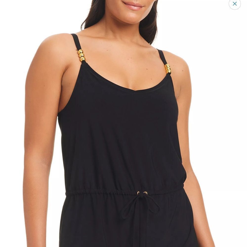 Beyond Control Solid Essentials Blouson Romper Sw… - image 3